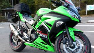 ninja250 ノーマルマフラー＆ヨシムラ R77S 排気音比較 [upl. by Odnama203]