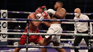 Joshua Dominates Pulev Retains Heavyweight Titles [upl. by Ikram]