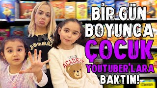 2 ÇOCUK YOUTUBERA BAKARAK BİR GÜN GEÇİRMEK  Delirdim OykuKarta elifsinemtv [upl. by Airliah]