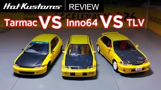 Inno64 Vs Tarmac Works Vs TLV Honda Civic  Who Will Win [upl. by Aiduan371]