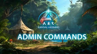 Ark Survival Ascended Admin Commands Guide Nitrado Guides [upl. by Bensen]