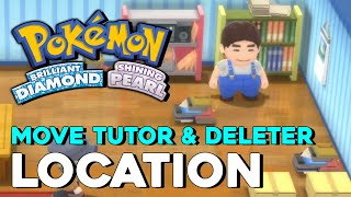 Pokemon Brilliant Diamond amp Shining Pearl Move Tutor amp Move Deleter Locations Pokemon BDSP [upl. by Gosney]