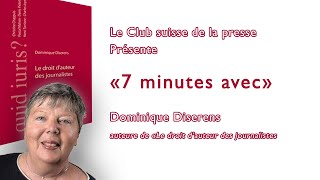 7 minutes avec Dominique Diserens [upl. by Rebane687]