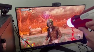 How to use a PS Move to play The House of the Dead Remake on PC [upl. by Gehman]