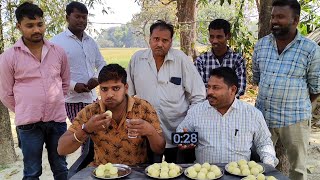 1 मिनट में 9 रसगुल्ले खाओ ₹1000 ले जाओ।🤑😱🎉🎉💯 rasgulla eating challenge winning price [upl. by Druci]