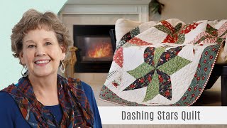 How To Make A Dashing Star Quilt  Free Quilting Tutorial [upl. by Konstantin]