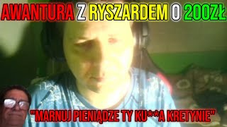 Dawid Jasper AWANTURA z RYSZRADEM o 200ZŁ [upl. by Malek]