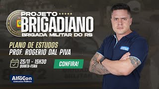 Plano de Estudos para Brigada Militar do Rio Grande do Sul  AlfaCon [upl. by Nnaj]