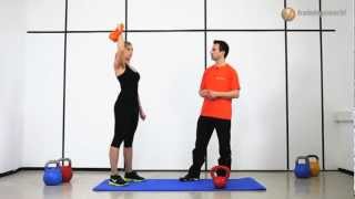 Kettlebell Training mit Dr Till Sukopp Overhead Press [upl. by Adniral996]