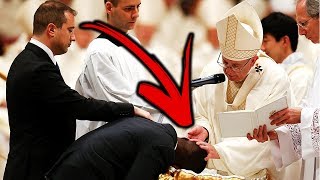 BREAKING TRADITION TRUMPS BIBLE at POPES EASTER EVE SERVICE  Fullfilling End Time Prophecy [upl. by Waylen]