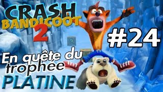 🏆Crash Bandicoot 2 24  Road to Ruin  Toutes les caisses [upl. by Sirod913]