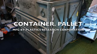 【米軍実物】CONTAINER PALLET PALCON コンテナ パレット（パルコン） [upl. by Sallyann]