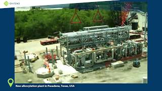 Timelapse video of new alkoxylation unit in Pasadena Texas USA [upl. by Sampson]