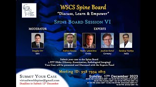 WSCS Spine Board  Session VI [upl. by Madel836]