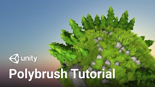 Make a Planet in Unity 2019 with Polybrush Tutorial [upl. by Adelia]