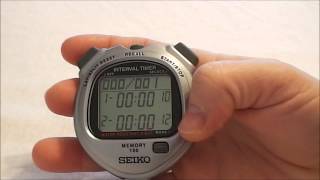 Seiko S057 Stopwatch [upl. by Ohs474]