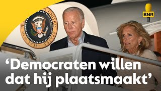 Steeds meer druk op Joe Biden om weg te gaan 75 procent wil dat hij plaatsmaakt [upl. by Ahilam]