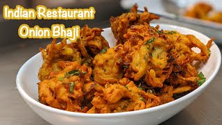 Onion Bhajis London Restaurant Style  Classic British Indian Onion Bhajis Turn on captions [upl. by Sylera]