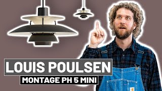 Designer LEUCHTE montieren  Louis Poulsen PH 5 mini  Anleitung [upl. by Jedediah]