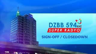 DZBB Super Radyo 594kHz Station Notice  SignOffClosedown 2024 [upl. by Anitnamaid437]