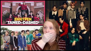 Enhypen TamedDashed MV Teasers Intro White Out amp Concept Film REACTION [upl. by Nerti]