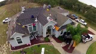 FASTEST ROOF INSTALL EVER  30 ROOFING SQ in 2 Minutes  HD Timelapse [upl. by Hulton]