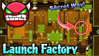 Launch Factory SECRET WAY 100 Medium Demon  Geometry Dash 22 [upl. by Neelyk369]