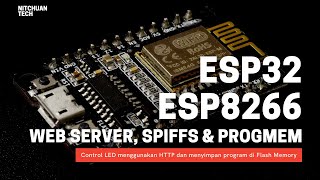 PROGMEN dan SPIFFS untuk menyimpan program ke Flash Memory ESP8266 atau ESP32 [upl. by Anyr438]