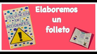 ¿Cómo elaborar un FOLLETO tríptico 👩🏽‍🏫✍🏽 [upl. by Bekelja]