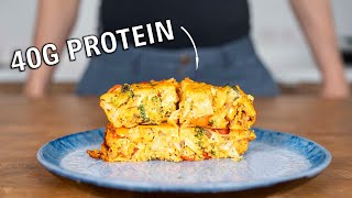 The BEST High Protein Egg Breakfast Ive ever made Frittata [upl. by Fiske207]