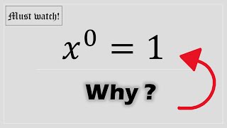 x⁰  1 Proof [upl. by Flower]