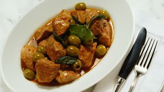 Recette  Rôti de veau aux olives [upl. by Icam]