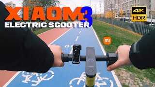 Xiaomi Mi Electric Scooter 3  Istanbul Test Ride Environment Sound Only 4K [upl. by Ebony]