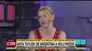 Entrevista a Anya Taylor de Argentina a Hollywood [upl. by Illene975]