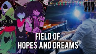 Field of Hopes and Dreams Piano and Orchestra  Deltarune Melody Geeks [upl. by Eanej]