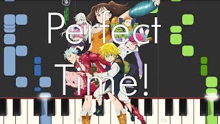 Nanatsu No Taizai  Perfect Time  Piano Tutorial Synthesia [upl. by Fregger227]