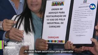 2404  AGENDA CAMAÇARI  RESTAURAÇÃO DE 19 VIAS NO POLO INDUSTRIAL [upl. by Leanora]