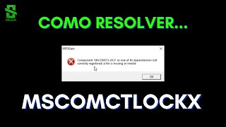 Como Resolver o ERRO no componente MSCOMCTLOCX Um arquivo está faltando ou inválido Windows [upl. by Eelak348]