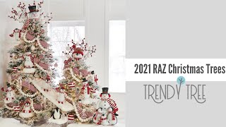 Quick Look at the 2021 RAZ Christmas Trees Presented by Trendy Tree [upl. by Sanjay]