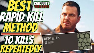 NEW BEST RAPID KILL MEDALS METHOD COD Vanguard zombies get 10 kills in a row [upl. by Jegger]