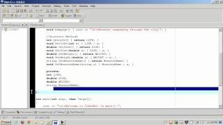 C Classes  Part 1 of 2  Definition and Instantiation [upl. by Rednasyl]