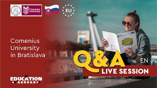 Comenius University in Bratislava  Study in Europe  Programs Admission Scholarships  QampA [upl. by Ahsakal]