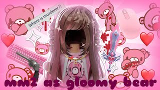 mm2 montage as gloomy bear  keb asmr 🩷🐻‍❄️ [upl. by Aiz]