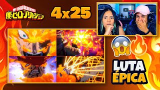 ENDEAVOR vs NOMU 😱  BOKU NO HERO 4ªT  EP 25 FINAL 🇧🇷  React em Casal 🔥 [upl. by Lenroc]