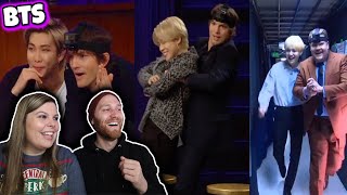 BTS Hide amp Seek on The Late Late Show with James Corden and Ashton Kutcher  HILARIOUS REACTION [upl. by Auberta915]