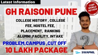 GH RAISONI COLLEGE OF ENGINEERING AND MANAGEMENT WAGHOLI PUNE  10LAKH PACKAGECAMPUSCUT OFF [upl. by Afihtan]