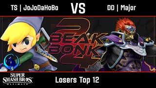 TS  JoJoDaHoBo Toon Link vs DD  Major Ganondorf  Ultimate Losers Top 12  Beak Bonk 2024 [upl. by Adnauqaj]