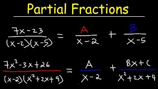 Partial Fraction Decomposion [upl. by Retnyw914]