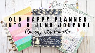 Turning an Old Happy Planner into a Junk Journal  Repurpose amp Reuse  Daphnes Diary [upl. by Ekeiram]