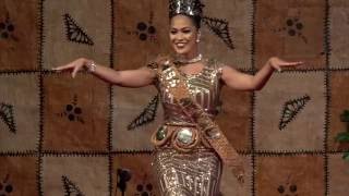 Beautiful Siva Samoa  Taualuga  Miss Heilala Brittne Fuimaono [upl. by Esorbma]